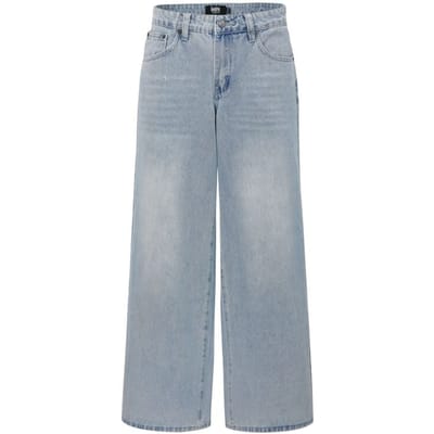 Forplay Jeans - Wide Jeans Light blue washed - W27L32 tot W34L32 - voor Vrouwen - lichtblauw