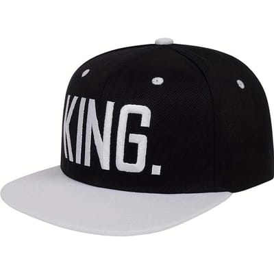 Casquettes de Baseball Broderie Lettre Roi Unisexe Printemps Automne Extérieur Réglable Décontracté Hip-Hop Casquettes de Camionneur Chapeau Pare-soleil gray