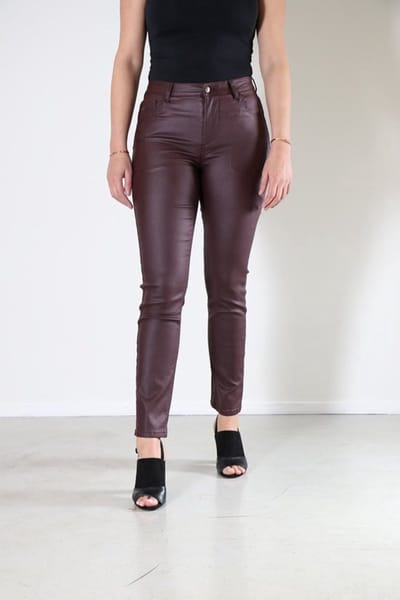 New Star broek Tanna - bordeaux gecoat - maat 30/L31