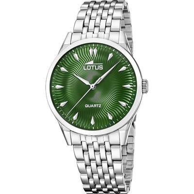 Lotus Casual 19056/3 Acero Clasico Horloge