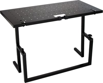 DJ Workstation 100x49cm - Innox MobiDesk mobiel DJ meubel - Zwart