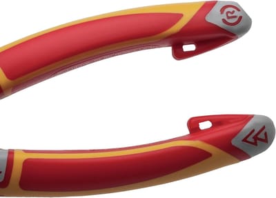 Zijsnijder 160mm - Kniptang Precisie - Elektrische Installaties - VDE Geïsoleerd - 160 Millimeter - Rood