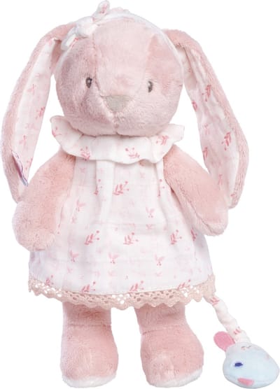 Nicotoy - Louise Plush Musical - Knuffel - Pluche - Konijn - Muziek - 27cm - Vanaf 0 m
