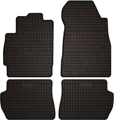 Wielganizator SolidPRO Serie - Rubber Automatten - Mazda 2 II Hatchback - Zwart - Op Maat