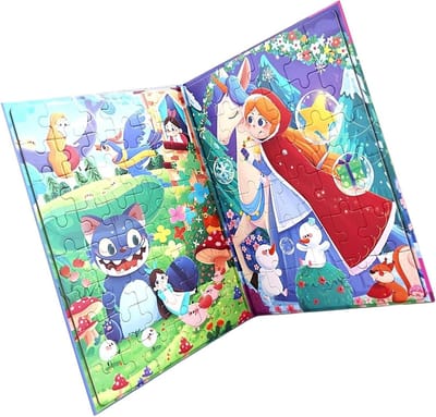 Magnetisch Puzzelboek - Activiteitenboek - Reisspel - Ontwikkelingsbevorderend - 28.7 x 21.7 cm - Multicolor