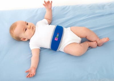 Reh4Mat Baby Navelbreukband - Zachte ondersteuning bij navelbreuk en navelhernia bij baby's - Universeel