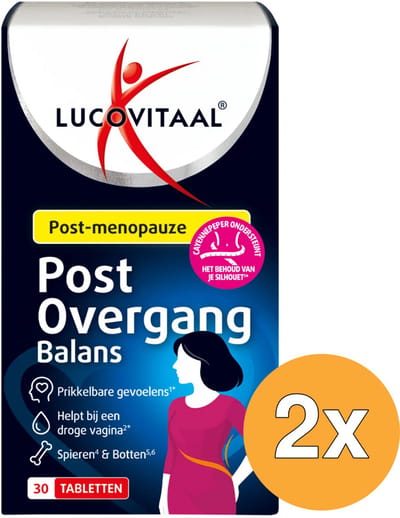 2x Lucovitaal Post Overgang Balans (30 tabletten)