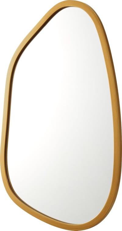 Spiegel Filiano hangend 80x58 cm goudkleurig