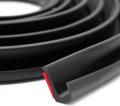 J Shape Regenafvoer voor RV, Auto, Van en Boot - 3m Dakgoot met Bypass Strips voor Effectieve Waterafvoer