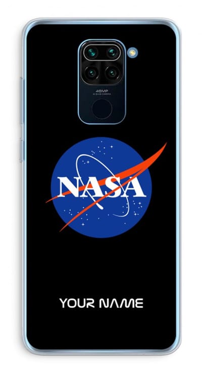 Gepersonaliseerd - Case Company® - Hoesje geschikt voor Xiaomi Redmi Note 9 hoesje - NASA - Soft Cover Telefoonhoesje - Bescherming aan alle Kanten en Schermrand