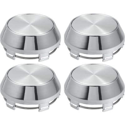 4x Voor Wielnaafdop Universele Velg Chroom Naafdop 60mm Zonder Logo Zilveren Basis