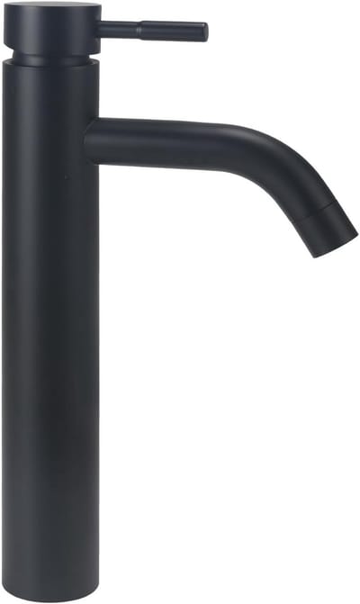 Kraan voor Badkamer Wastafel met Mengfunctie, RVS, Chroom, Warm en Koud Water, Luxe Design