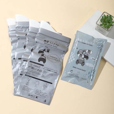 Repus – Set van 4 - Unisex - Draagbare Wegwerp Plaszakken - Noodtoilet voor Outdoor, Camping, Reizen en Auto