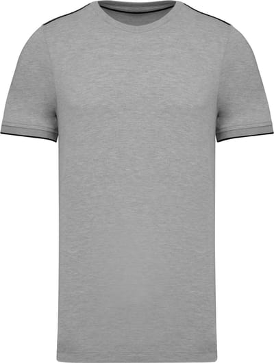 WK. Designed To Work T-shirt Day To Day korte mouwen WK3020 - Oxford Grey / Black - S