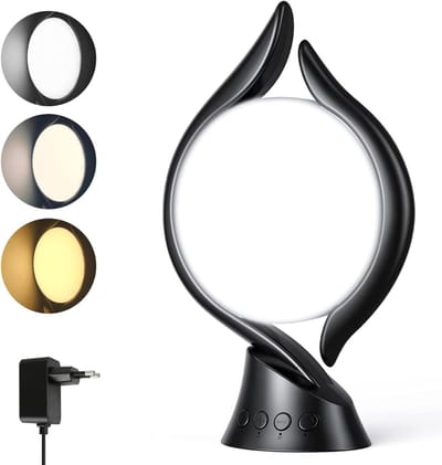 AMA® Lichttherapielamp - Daglichtlamp - Infraroodlamp - Zwart - 22x5x12 cm