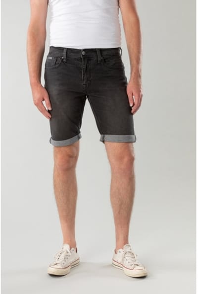 New Star - JV short - bermuda - black - denim stretch - maat S