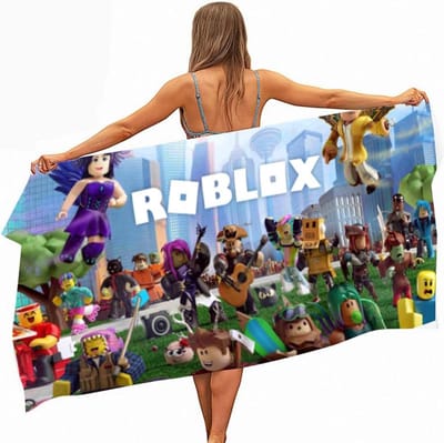 Sneldrogende Strandhanddoek Kinderen Microvezel - Lichtgewicht Badlaken 150x75 cm