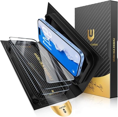 iPhone 17 Screen Protector [3-Pack] van Gehard Glas, 9H+ Hardheid, Anti-Vingerafdruk, Ultra Duidelijk, Volledige Bescherming voor 6.3 Inch Scherm
