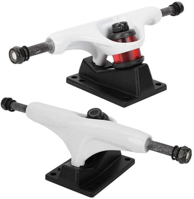 Dailygoods- Skateboard Trucks 8.0 - Lichtgewicht Aluminiumlegering - Professionele Beugel - Duurzaam - Betrouwbare Ondersteuning - Naadloze Rit - Skateboardbeugels