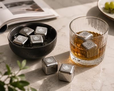 Herbruikbare ijsblokjes - perfecte koeling zonder je drankje te verdunnen - 8 Stuks
