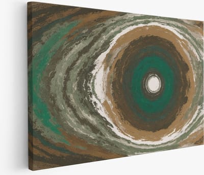 Saammp Muurcirkel Hout - Vlinder - Bloemen - Dieren - Ø 80 - Wandcirkel - Wanddecoratie Cirkel - muurdecoratie Woonkamer - Slaapkamer decoratie - Rond Schilderij