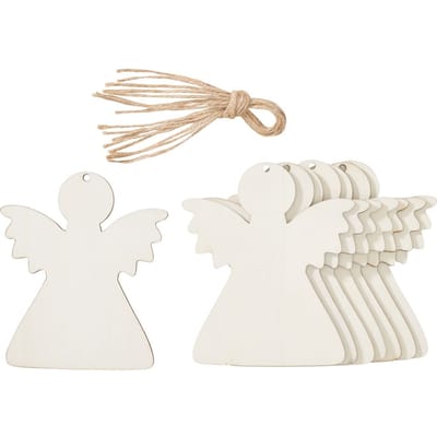 VBS Houten decoratieve hanger - Angel