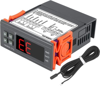 Digitale Temperatuurregelaar voor Koelkast met NTC Sensor, Automatische Ontdooiing, 220 V en Precisie-instelling