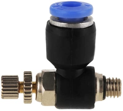 Dailygoods- Pneumatische Connector - Set van 20 - M5 Snelkoppelingen - Luchtleiding Connector - Drukbestendig - 360° Rotatie - Waterdichte afdichting - Luchtconnector
