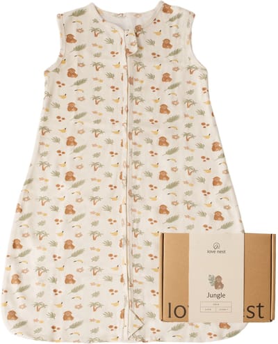 Love Nest Slaapzak Baby Zomer - 1.0 TOG - 67cm - Baby Slaapzak Jungle - te combineren voor 4 seizoenen of winter