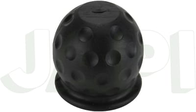 Trekhaakdop rubber universeel zwart