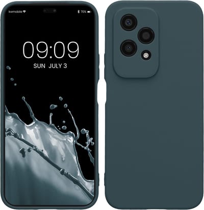 kwmobile telefoonhoesje geschikt voor HONOR 200 Lite - Hoesje voor smartphone - Precisie camera uitsnede - In leisteen