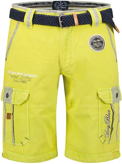 Canadian Peak Heren Bermuda Met Riem Pailletteak Citron - 3XL