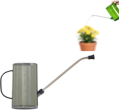 Gieter Kamerplanten - Mini Gieter - Planten Water Geven - Lange Nauwe Tuit - 1 Liter - Grijs