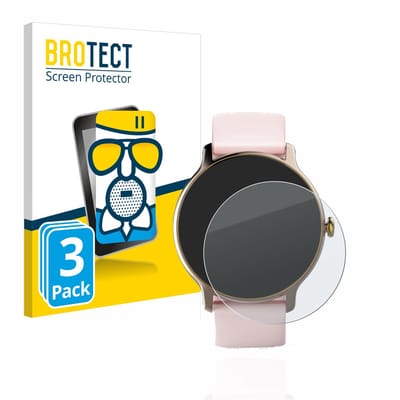 BROTECT - Screenprotector voor Hama Fit Watch 4910 - Folie Beschermfolie Beschermglas matte 3 Stuks