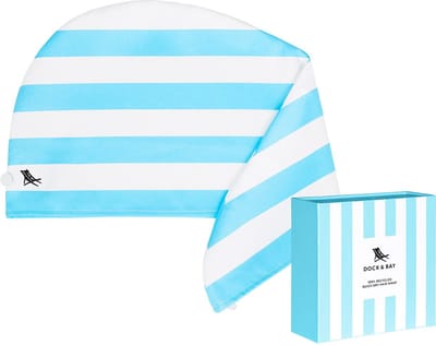 Dock & Bay Cabana - Handdoek - Sneldrogend - (60x25cm) - Tulum Blue