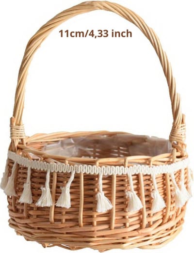 Livano Picknickmand - Picknickmanden - Piknik - Pick Nick - Picknicktas - Mand - Lunchbox - Zomer - Bruin 11cm