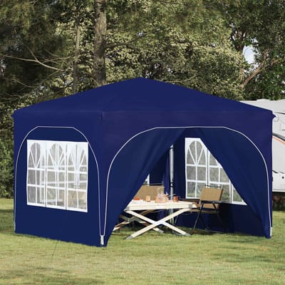 vidaXL - Pop-up - Feesttent - 290 - x - 290 - x - 245 - cm - Blauw