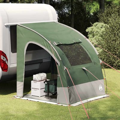 vidaXL - Achterkleptent - 194 - x - 180 - x - 210 - cm - Groen - taft