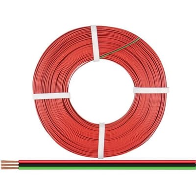 Donau Elektronik 318-014-25 Draad 3 x 0.14 mm² + 3 x 0.14 mm² Rood, Zwart, Groen 25 m