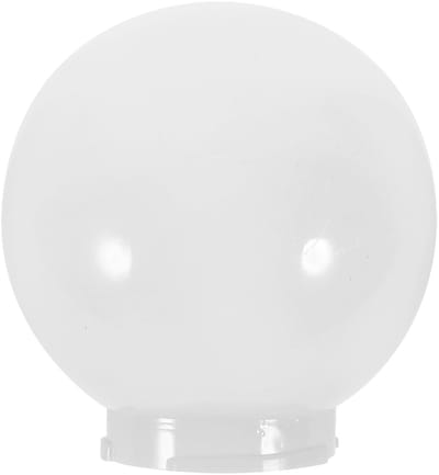 Allecto - Bolvormige lampenkap - Vervanglamp voor paallamp - Witte