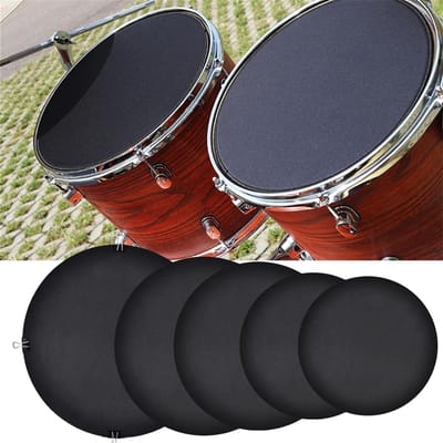 Drum Demper en Oefenpad voor Drummers, 10 Stuks voor Thuisgebruik met Goede Geluidskwaliteit
