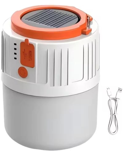 Draagbare Waterdichte Solar LED Campinglamp – Superhelder, Zaklamp Mode, Oplaadbaar, Solar & USB - Noodverlichting voor Thui Outdoor, BBQ, Tent