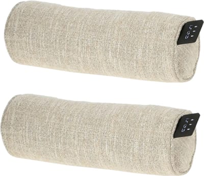 2x Cosipillow Bolster Comfort Natural 45x15cm Warmtekussen - 3 warmtestanden - Voor binnen- en buitengebruik