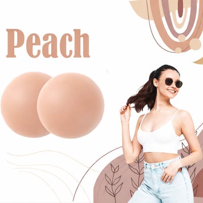 Nipple Covers / Tepelcovers Siliconen – Herbruikbaar & Zelfklevend – Onzichtbare Tepelstickers – Plak BH Zonder Bandjes – Strapless & Rugloze Kleding – 4 Kleuren