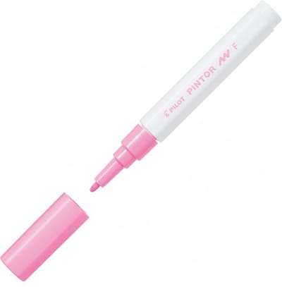 Pilot Pintor Roze Verfstift - Fine marker met 1,0mm schrijfbreedte - Inkt op waterbasis - Dekt op elk oppervlak, zelfs de donkerste - Teken, kleur, versier, markeer, schrijf, kalligrafeer…