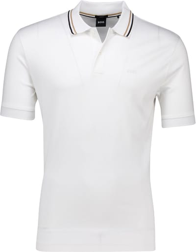 Hugo Boss polo lange mouw wit