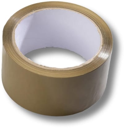 Sterk Bruin Verpakkingstape 50mm x 66m met Dispenser voor Verzending en Karton