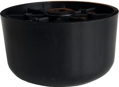 FLE - Meubelpoot zwart rond Ø 5 cm en hoogte 2,8 cm van kunststof