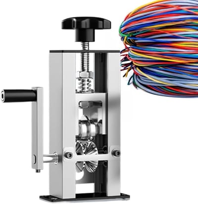 Elektrische stripmachine - Automatisch gereedschap - Kabelafval verwerken - Handmatig of elektrisch - 1-25 mm - Zilver