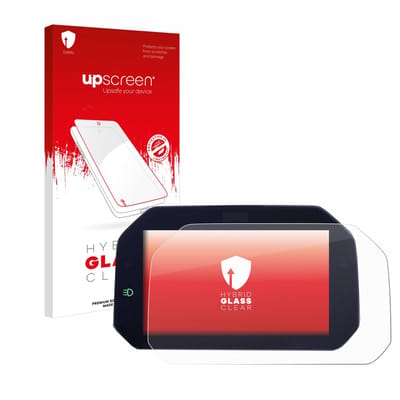 upscreen - Screenprotector voor BMW R 1250 GS Connectivity TFT 6.5" - Folie Beschermfolie Beschermglas transparant
